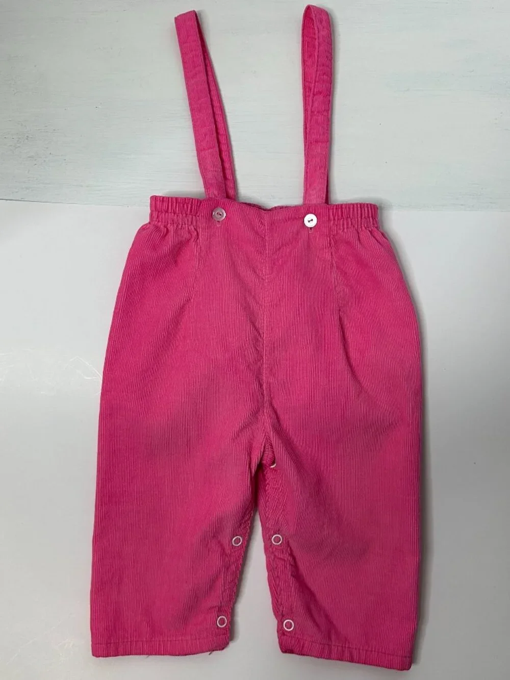 Vintage Wonderall’s Toddler Girls Overalls in Pink Size 18-24 Months